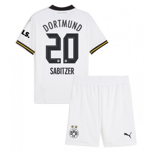 Dětský fotbalový dres Borussia Dortmund Marcel Sabitzer #20 2024-25 Třetí Krátký Rukáv (+ trenýrky)